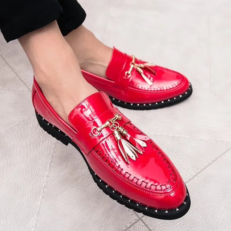 Men Tassel Loafers Mens Loafers Leather Man Shoes Leather Tassel Mocassin Homme Calzado Hombre Zapatos De Hombre Men Shoes