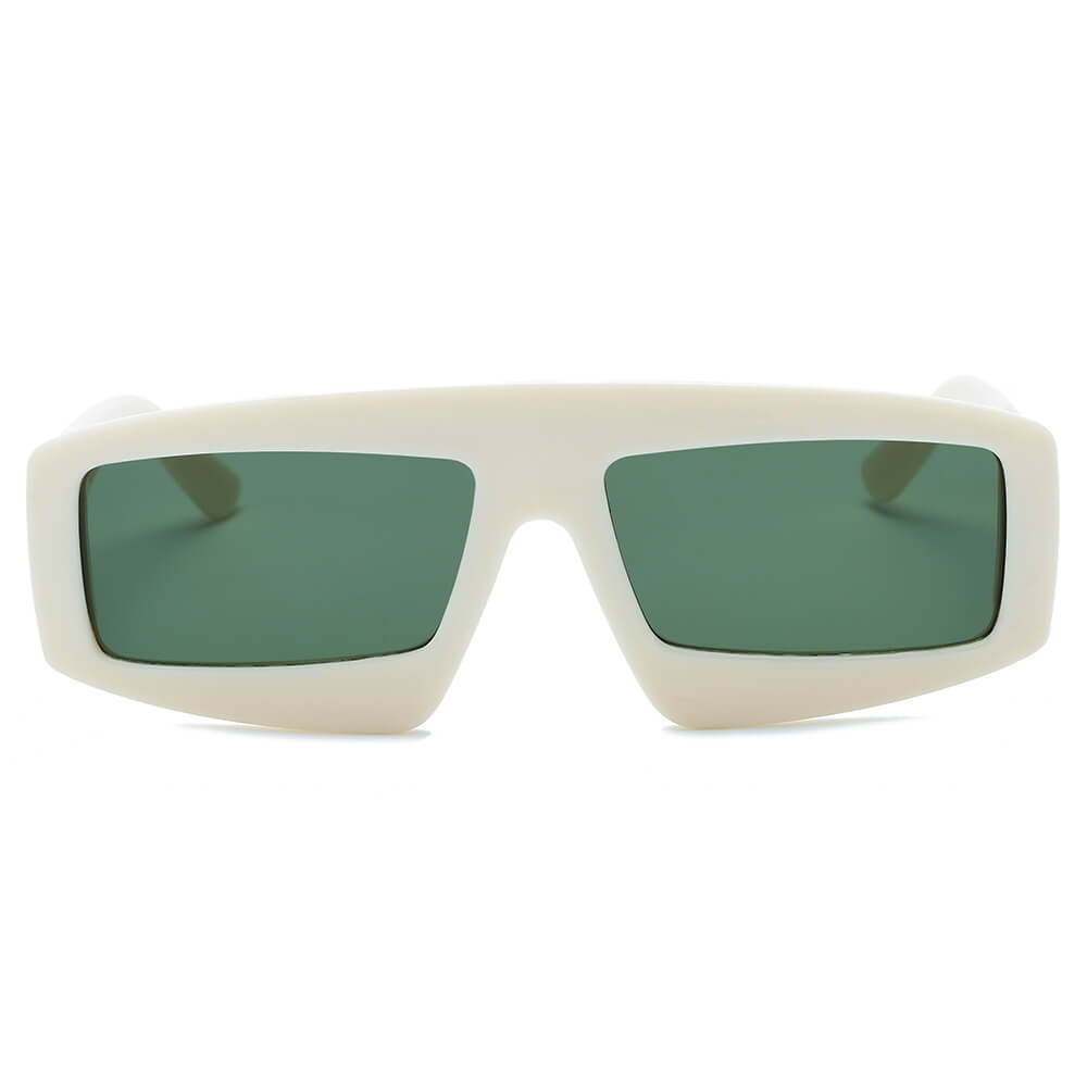 COHOES | Women Bold Retro Vintage Rectangular Sunglasses