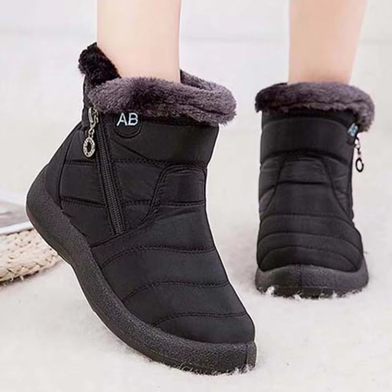 Snow Women Boots Comfortable Women'S Boots Waterproof Women Shoes Zipper Shoes Woman Soft Fur Women'S Winter Boots Botas Mujer