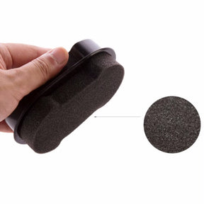 1Pcs Quick Shine Shoes Brush Shoe Boot Bag Sofa Cleaner Leather Polishing Cleaning Liquid Wax Shining Sponge Polisher